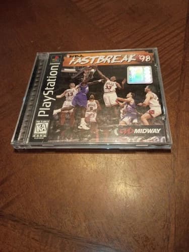 NBA Fastbreak '98 Sony PlayStation 1 PS1 1998 Complete CiB!