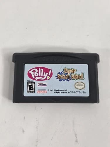 Nintendo Gameboy Advance Game Polly Pocket Super Splash Island Game Only