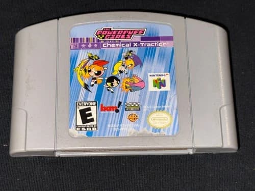 Powerpuff Girls: Chemical X-Traction (Nintendo 64) Cleaned Tested Authentic N64