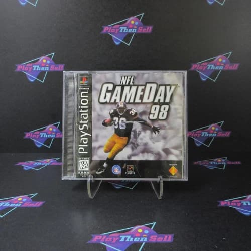 NFL GameDay 98 PS1 PlayStation 1 AD/MD Complete CIB - (See Pics)
