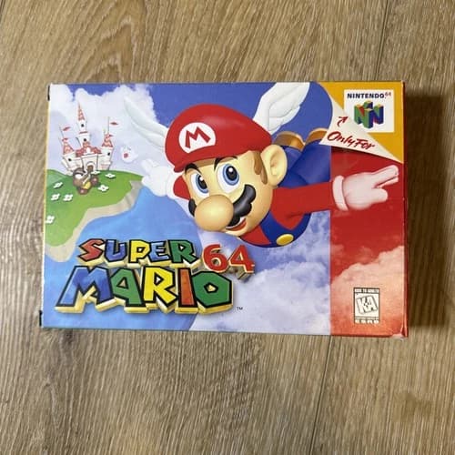 Super Mario 64 Nintendo 64 N64 - Complete in Box CIB CLEAN BOX