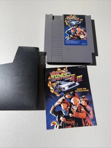 Back to the Future II III Nintendo NES Complete with Manual