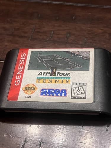 ATP Tour Championship Tennis (Sega Genesis, 1994) CART ONLY