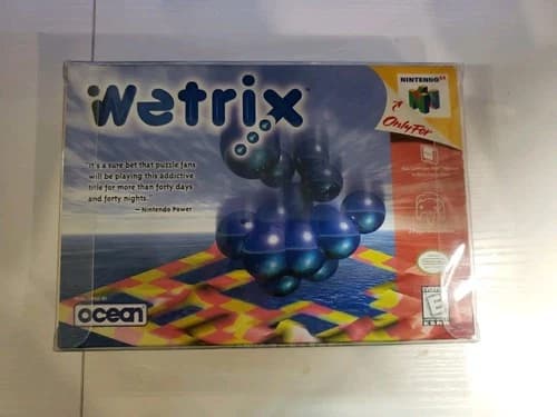 N64 Wetrix - Complete CIB Tested and Working