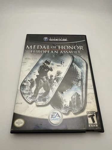 Medal of Honor: European Assault (Nintendo GameCube, 2005) Complete With Manual