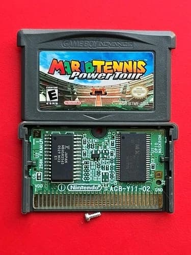 Mario Tennis: Power Tour Game Boy Advance Nintendo GBA Authentic Saves Sports