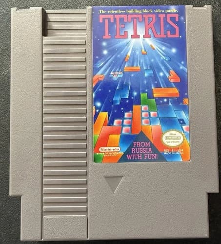 Tetris Nintendo (NES) 1989 Tested Works Great. Excellent Condition!!
