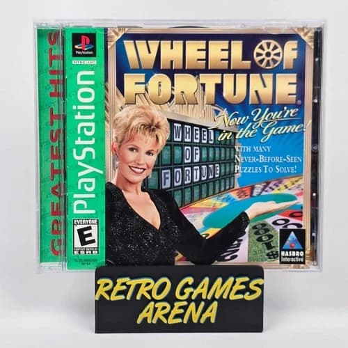 Wheel of Fortune (PlayStation 1 PS1) Greatest Hits CIB COMPLETE