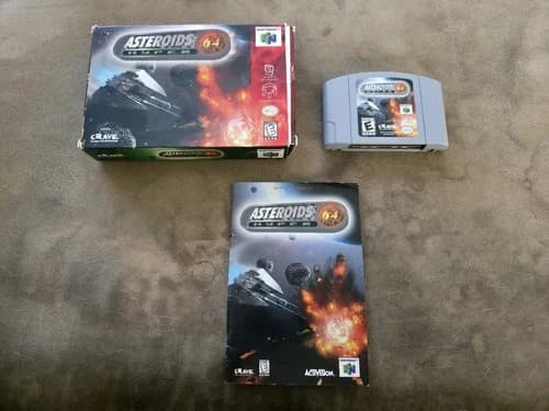 Asteroids Hyper 64 (Nintendo 64 N64) Complete CIB - Tested - Authentic