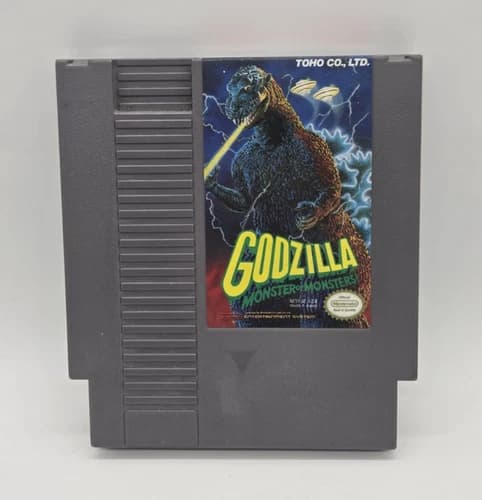 TOHO Godzilla: Monster of Monsters! Nintendo NES Game Cartridge NTSC-U/C