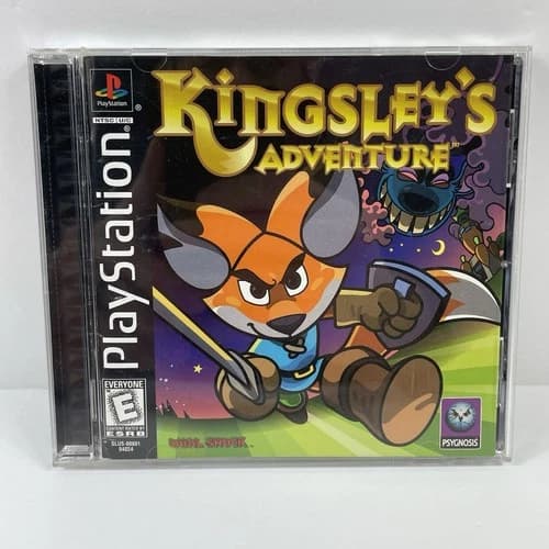Kingsley's Adventure (Sony Playstation 1 PS1, 2000) Complete CIB Tested