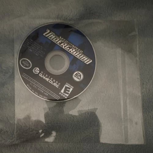 Nintendo GameCube Need for Speed Underground EA Racing Game E-Everyone Disc Only