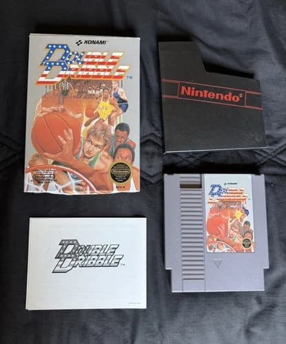Double Dribble Nintendo NES CIB SUPER CLEAN CONDITION