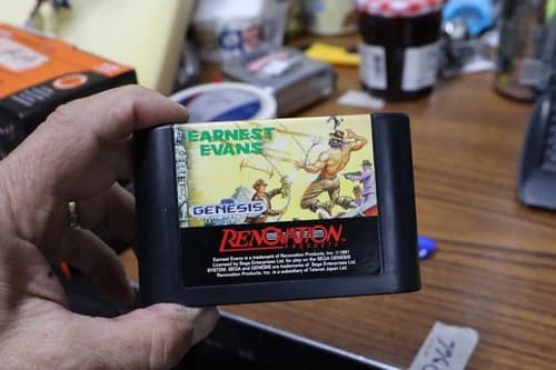Earnest Evans (Sega Genesis, 1992) Authentic Game Cartridge TESYED