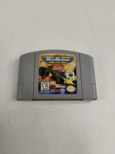 Micro Machines 64 Turbo Nintendo 64 N64 Cleaned & Tested Authentic