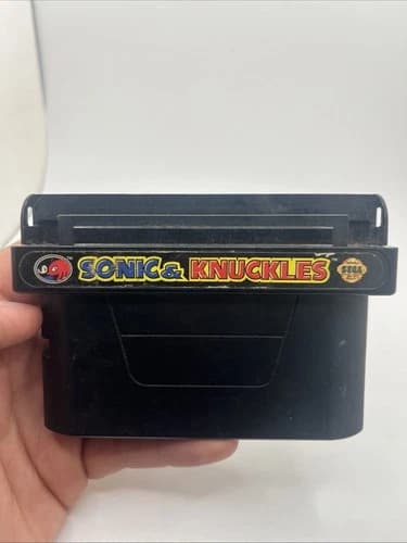 Sonic and Knuckles Sega Genesis Sega Platformer Action Cartridge Game Retro