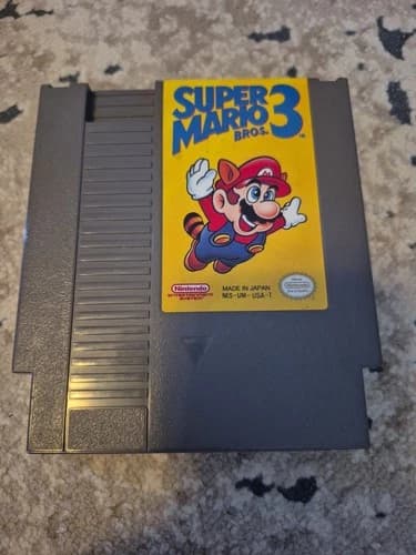 Super Mario Bros. 3 NES Nintendo Entertainment System Game 1990 Tested Working