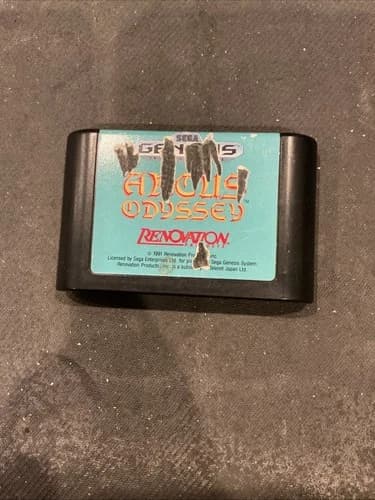 Arcus Odyssey Sega Genesis Cartridge Authentic, Tested Working