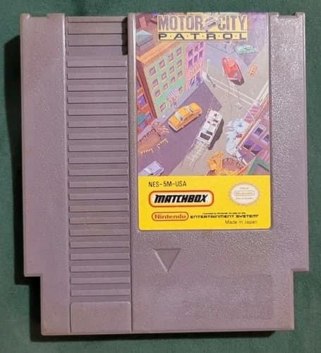MotorCity Patrol (Nintendo Entertainment System, 1992) - Tested and Working