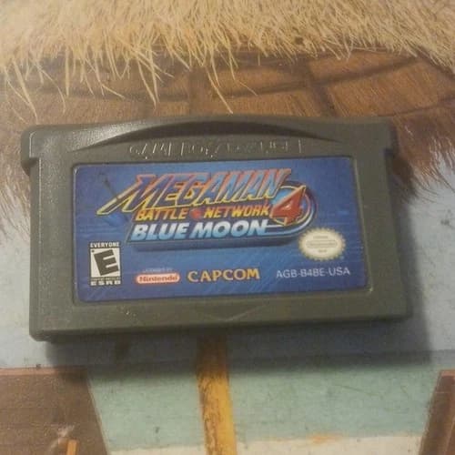 Mega Man Battle Network 4 Blue Moon Nintendo Game Boy Advance Capcom NTSC-U/C