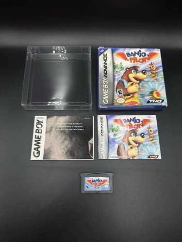 Banjo Pilot Game Boy Advance GBA Complete In Box CIB W/ Box Protector Tested