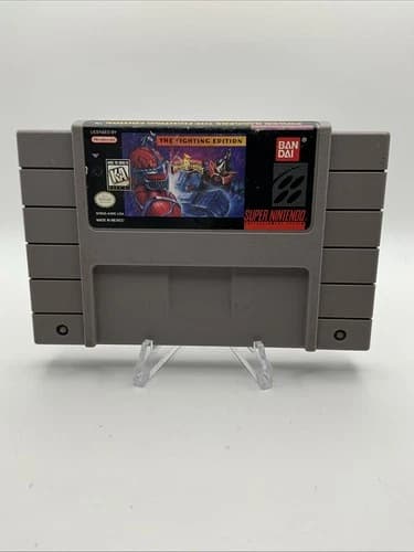 Super Nintendo SNES Mighty Morphin Power Rangers The Fighting Edition Cartridge