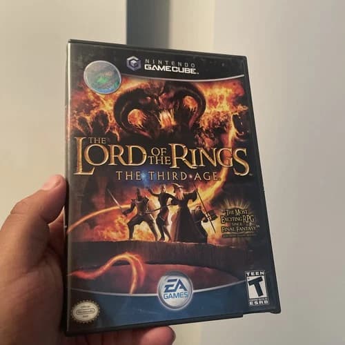 Lord of the Rings: The Third Age (Nintendo GameCube, 2004) Complete With Manual