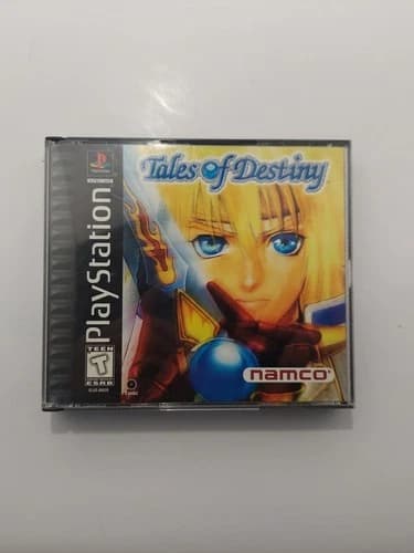 Tales of Destiny (Sony PlayStation 1, 1998) CIB Complete w/ Reg Card Tested PS1