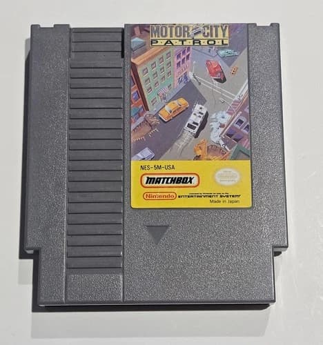 MotorCity Patrol (Nintendo Entertainment System, 1992) - Tested and Working