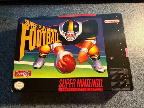 Super Play Action Football Super Nintendo (SNES) CIB Complete Excellent