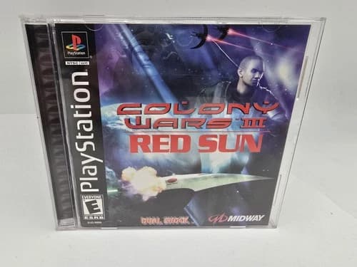 Colony Wars III: Red Sun (Sony PlayStation 1) PS1 CIB Complete Tested Works