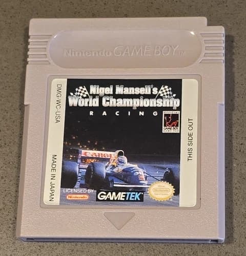 Game Boy Nigel Mansell’s World Championship Racing