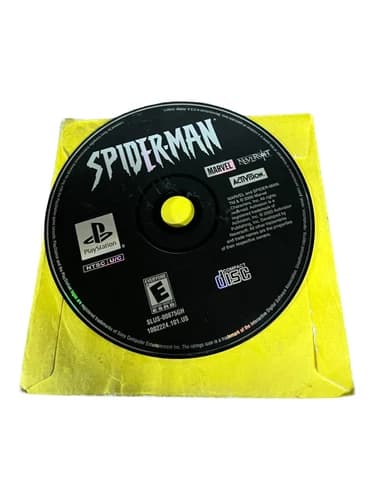 Sony PlayStation 1 PS1 Disc Only TESTED Spider-Man 2000 GH