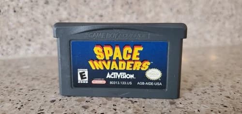 Space Invaders Nintendo Game Boy Advance GBA Atari Arcade AUTHENTIC & TESTED !!!