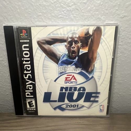 CIB NBA Live 2001 Sony PlayStation 1 PS1 Game Disc w/ Case Manual