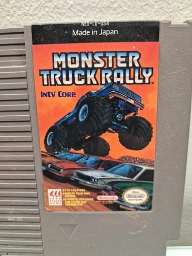 Monster Truck Rally (Nintendo Entertainment System, 1991) NES Authentic Tested