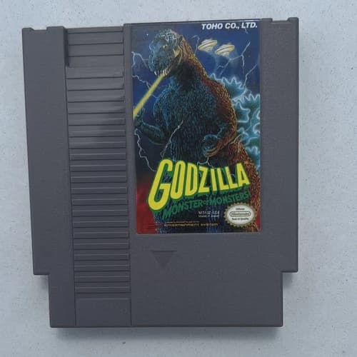 TOHO Godzilla: Monster of Monsters! Nintendo NES Game Cartridge NTSC-U/C