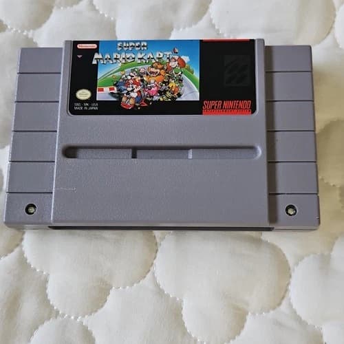 Nintendo Super Mario Kart SNES NTSC-U/C 1992 E-Everyone Multiplayer