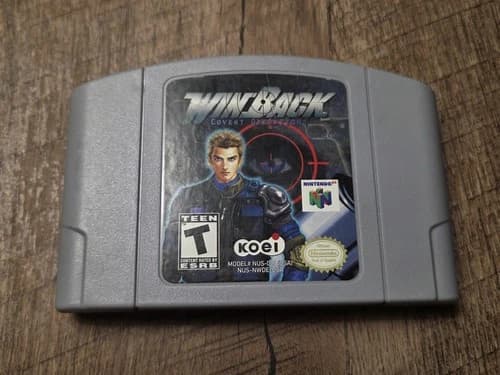 WinBack: Covert Operations Nintendo 64 N64 Cartridge NTSC-U/C T (1999)