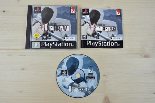 PS1 - Tom Clancy's Rainbow Six: Rogue Spear - (CIB, with manual)