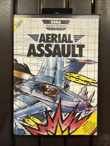 Aerial Assault for Sega Master System Complete in box CIB Great Shape