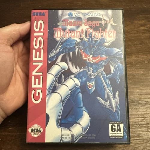Mazin Saga: Mutant Fighter (Sega Genesis 1993) Complete CIB - Tested - Authentic