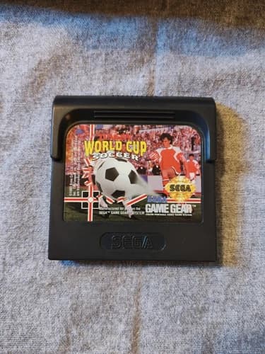 Tengen World Cup Soccer (Sega Game Gear, 1993) Authentic. Tested