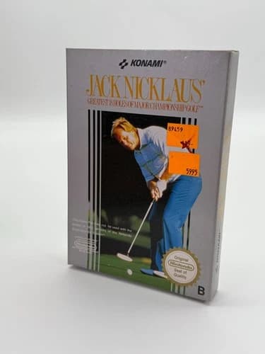 Jack Nicklaus Greatest 18 Holes of Major Championship Golf Nintendo NES CIB CIB