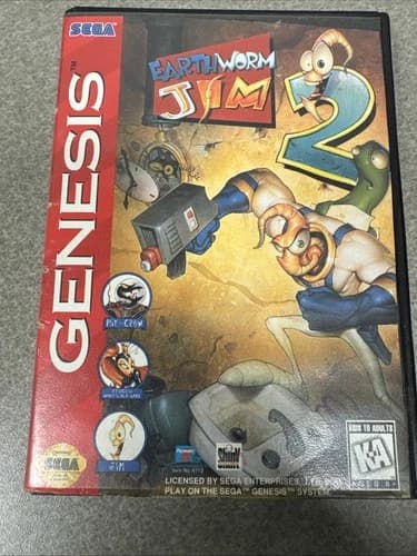 Earthworm Jim 2 Sega Genesis