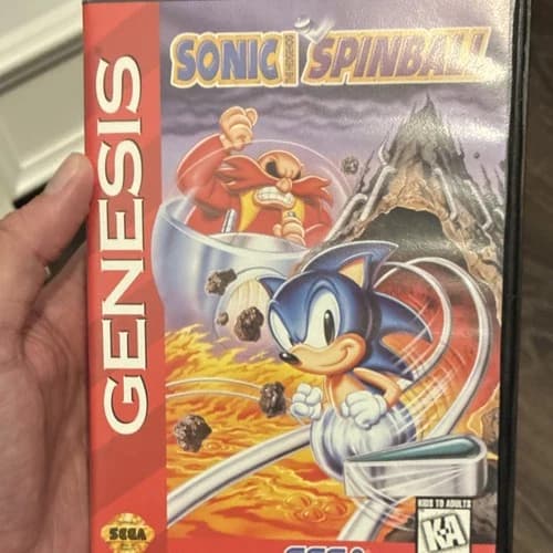 SEGA Sonic Spinball Sega Genesis Pinball Multiplayer Sonic the Hedgehog NTSC-U/C