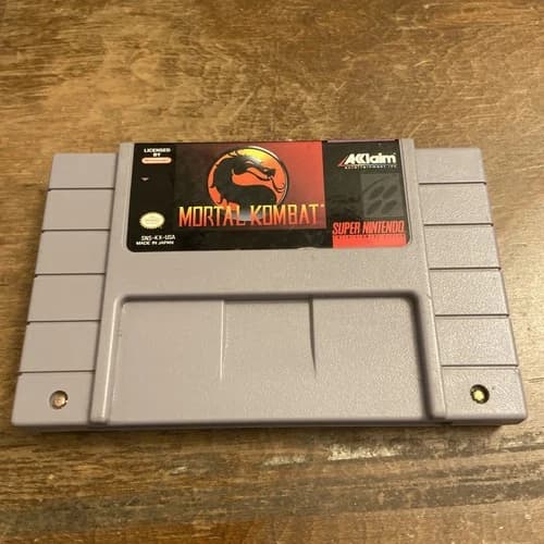 Mortal Kombat SNES Super Nintendo