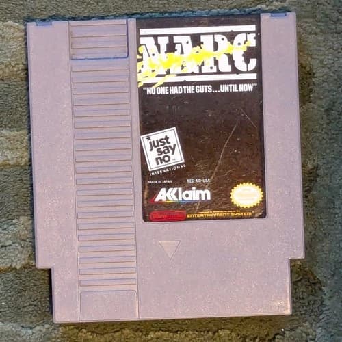 Narc NES Authentic Cartridge, Tested, Working
