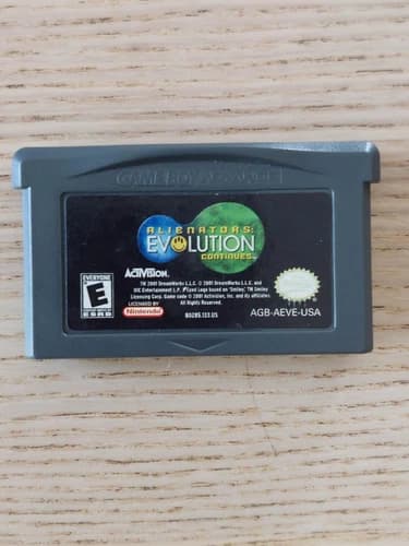 Alienators Evolution Continues for Game Boy Advance Used Tested Game Only