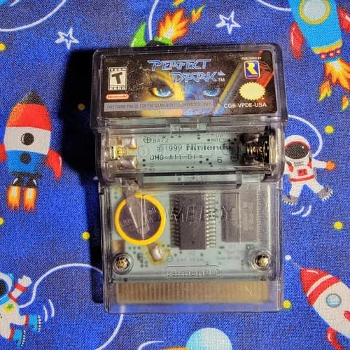Perfect Dark (Nintendo Game Boy Color, 2000) TESTED No Battery Cover Good